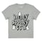 Gray Spooky Era Youth Crew Neck T-Shirt by Celebrate It™